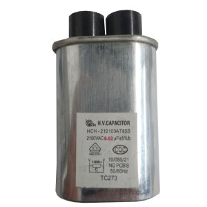 Capacitor Alta Tensão Microondas 0,92uf 2100v Novo