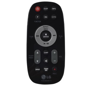 Controle Remoto Som LG AKB36638211 SN