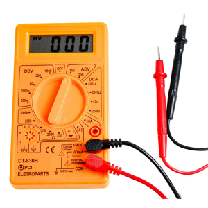 Multímetro Digital 830y Profissional Com Cabo Teste Portátil
